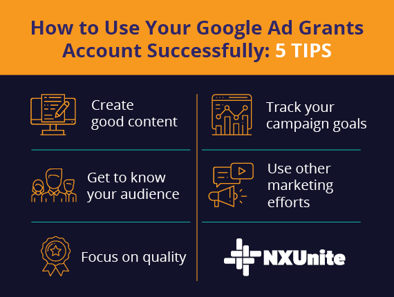 Follow these tips to optimize your Google Ad Grants account.
