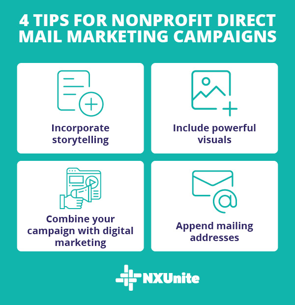 Direct mail is a nonprofit marketing tactic that allows supporters to create a tangible connection with your organization.