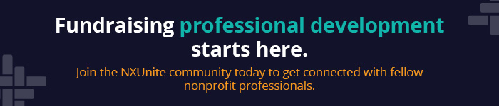 Fundraising professional development starts here. Join the NXUnite community today.