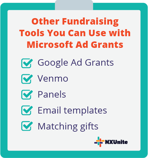 These fundraising tools pair perfectly with the Microsoft Ad Grant.