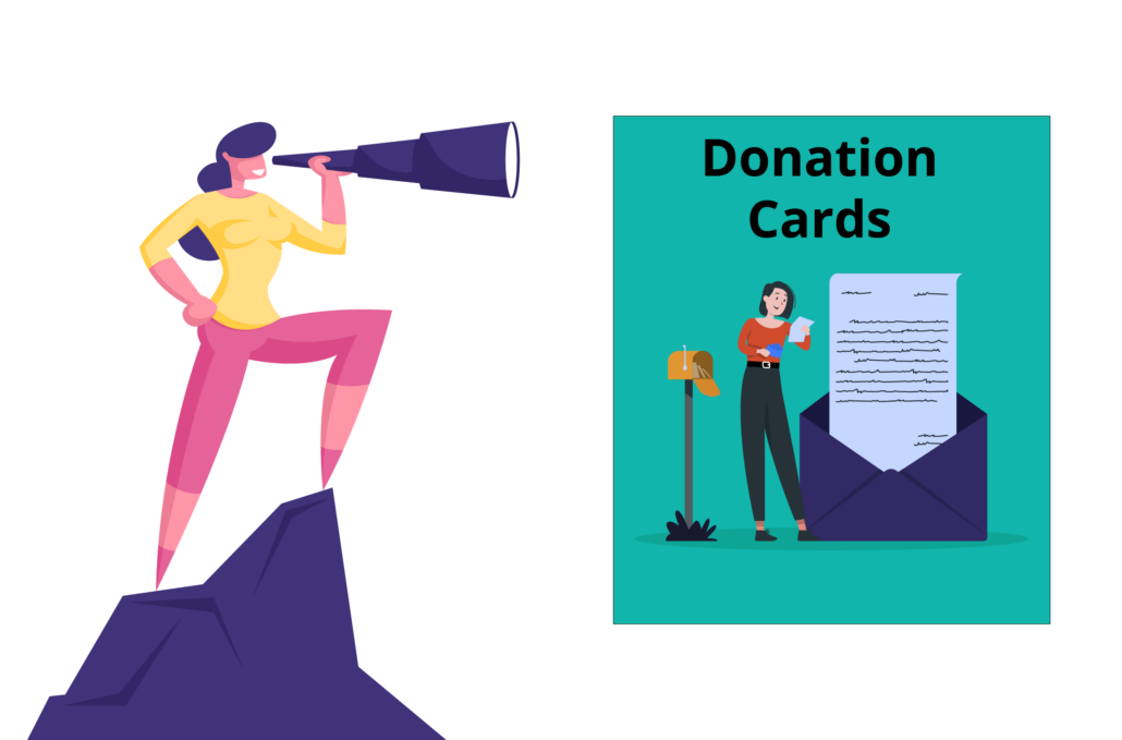 Use these donation card templates to secure more gifts.