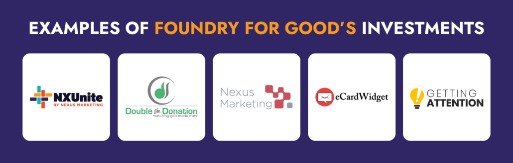 These are the businesses that Foundry for Good has invested in.