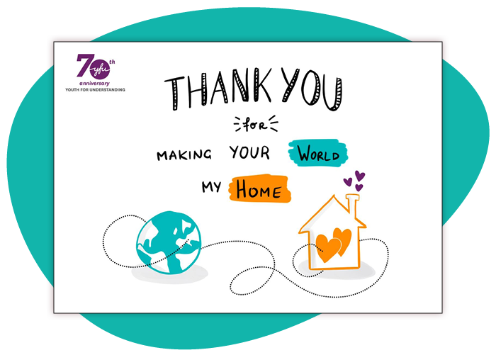 An example of a thank you eCard, which can be used as a donor stewardship strategy.