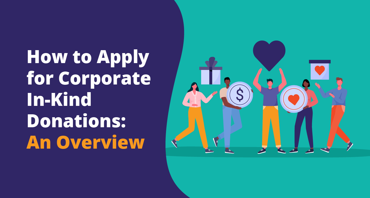 How to Apply for Corporate In-Kind Donations